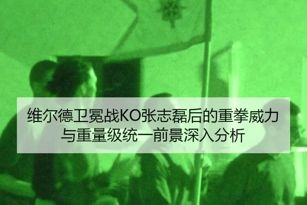 维尔德卫冕战KO张志磊后的重拳威力与重量级统一前景深入分析